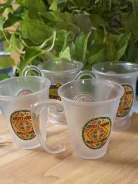 Wizarding World Of Harry Potter - Set of 4 Plastic Frosted Butterbeer Cups
